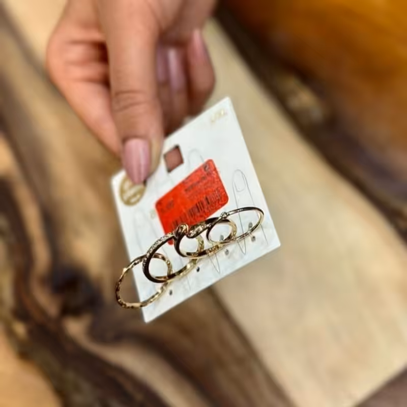 پک انگشتر 4تایی برند accessories رنگ ثابت بهترین برند بازار با قیمت عمده