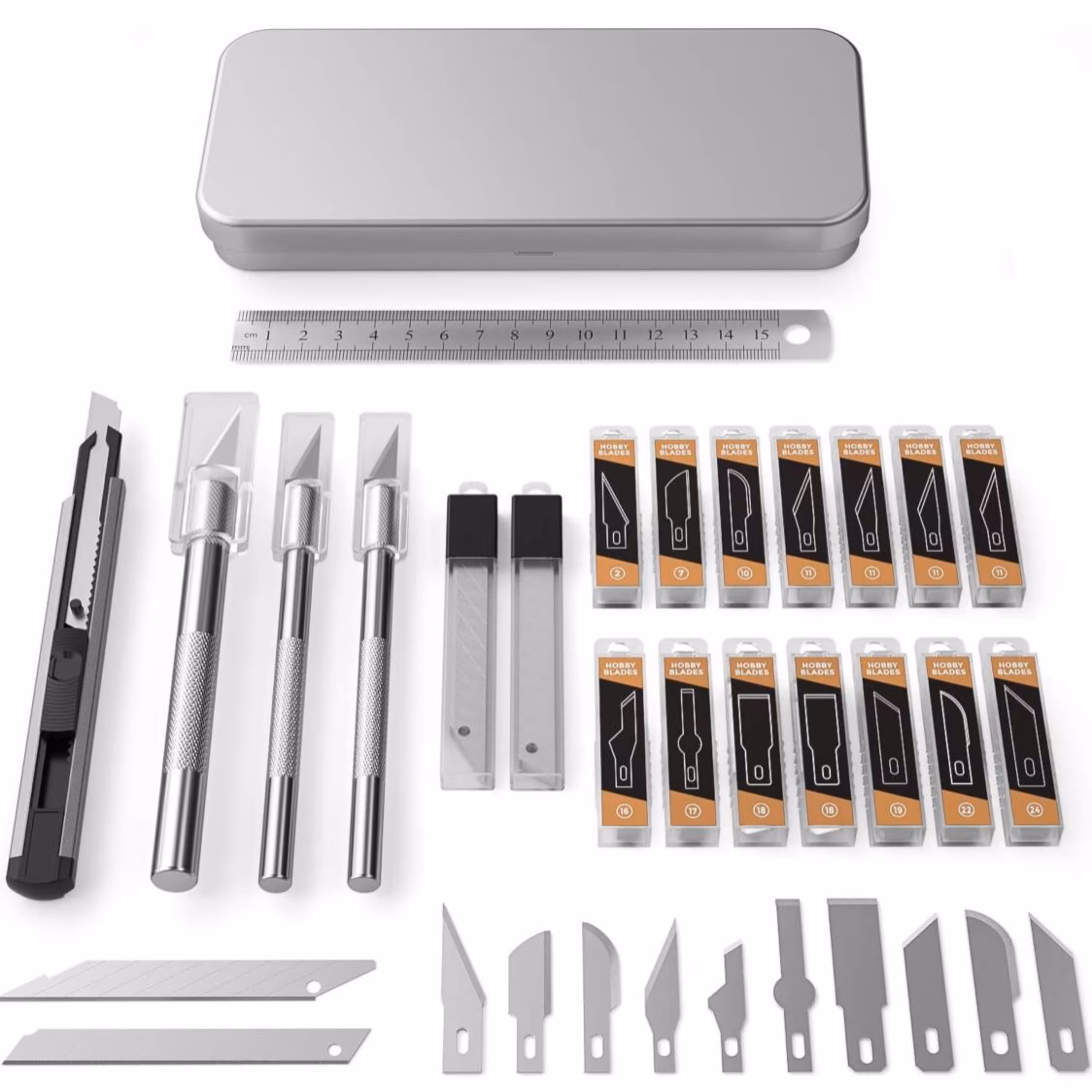 پک 115 تکه کامل کاتر قلمی ماکت سازی پارچه چرم و غیره 