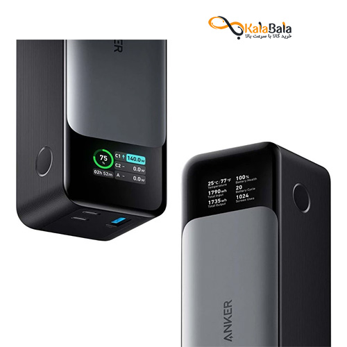 پاوربانک انکر مدل PowerCore A737 ظرفیت 24000 میلی‌آمپر ساعت | خرید آنلاین
