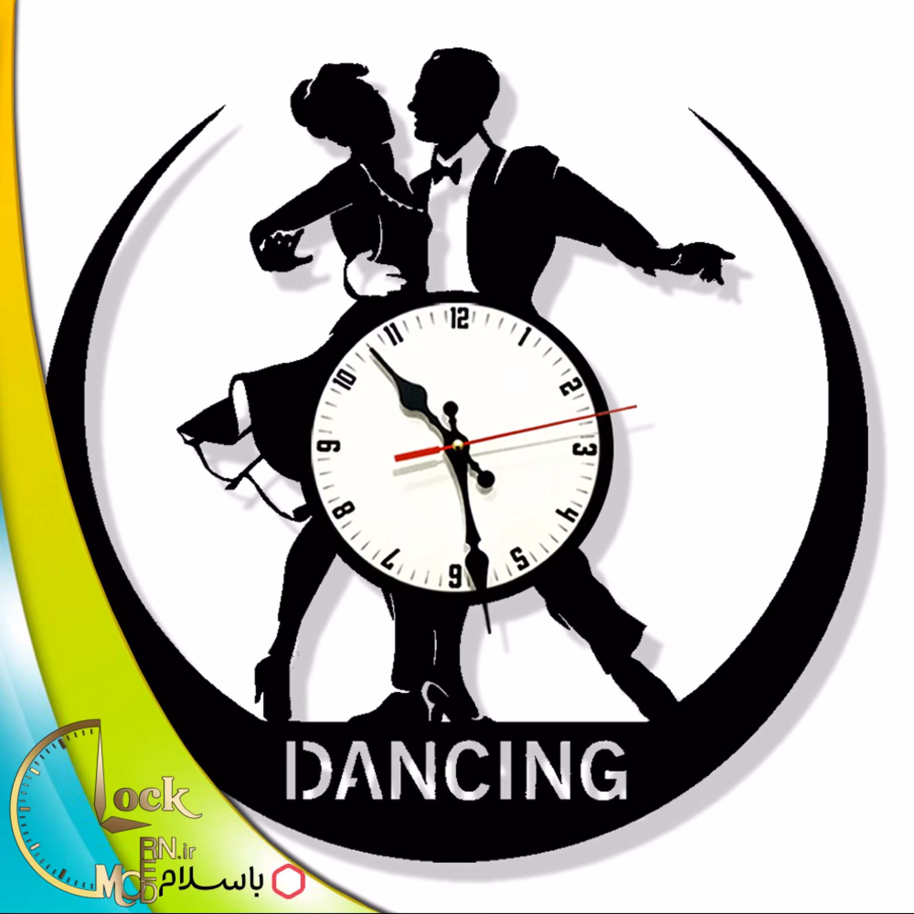 ساعت دیواری طرح دنس کد 478 (پس کرایه)