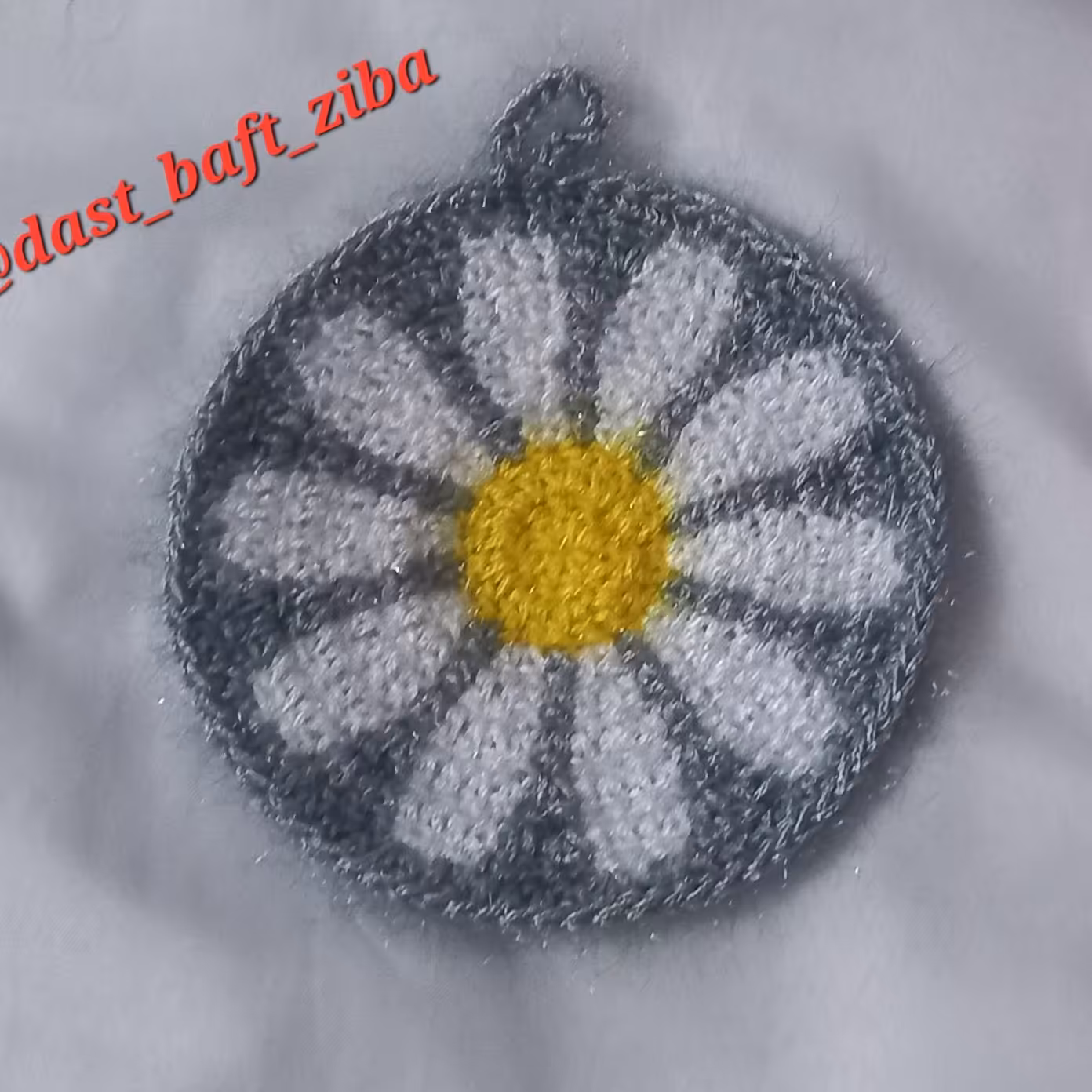 اسکاج طرح گل بابونه زیبا و جدید،باکیفیت به رنگ دلخواه