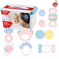 جغجغه و دندانگیر 8 تکه He-0128 هانگر Huanger