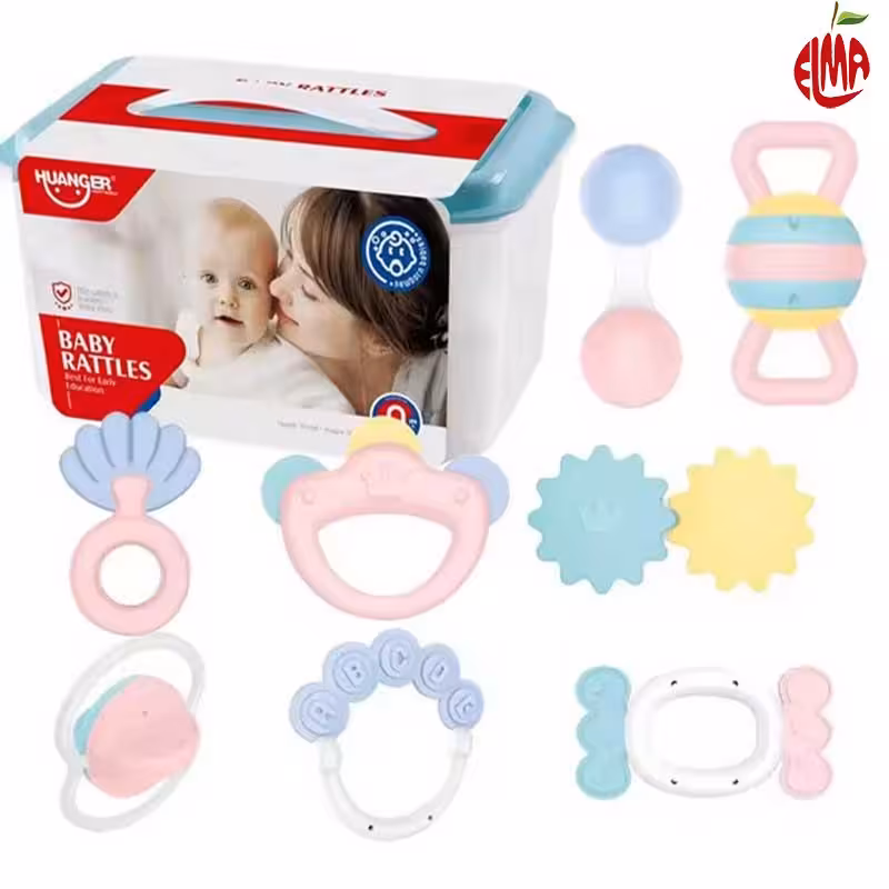 جغجغه و دندانگیر 8 تکه He-0128 هانگر Huanger