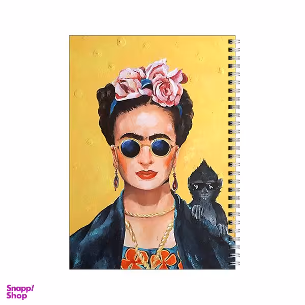 دفتر مشق 80 برگ بامبیلیپ طرح فریدا با عینک افتابی کد 1116649