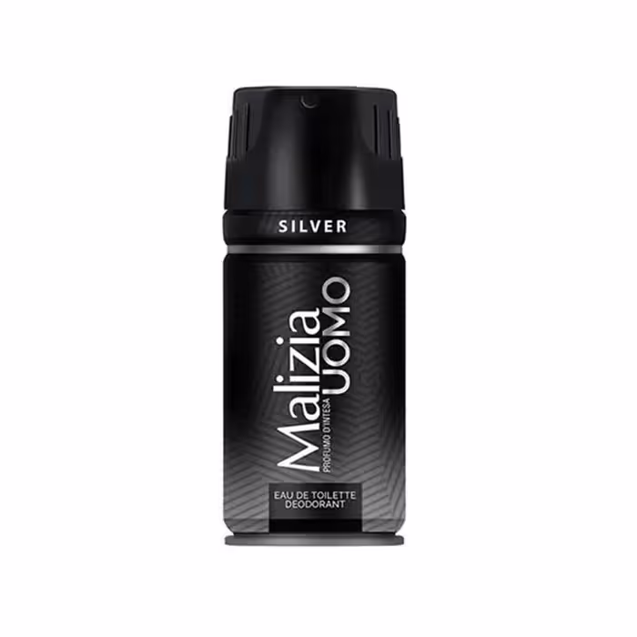 اسپری خوشبو کننده بدن مردانه مالیزیا مدلsilver حجم 150 میل