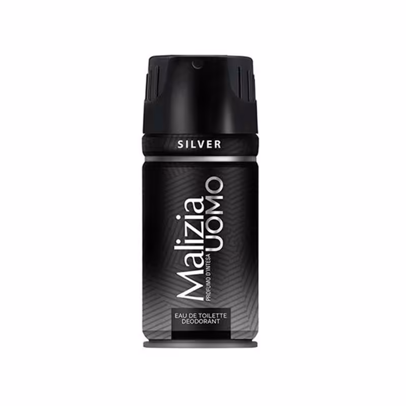 اسپری خوشبو کننده بدن مردانه مالیزیا مدلsilver حجم 150 میل