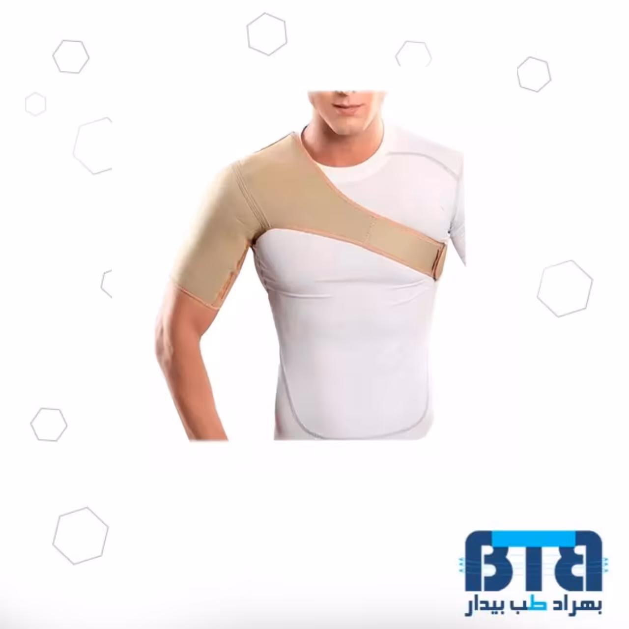 شانه بازوبند نئوپرنی یک طرفه پاک سمن کد 111