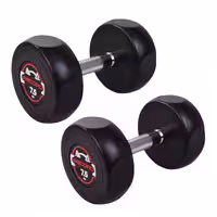 دمبل گرد 7.5 کیلویی استپ دار Record بسته 2 عددی