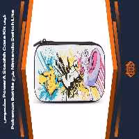 کیف PowerA Stealth Case Kit مخصوص Nintendo Switch Lite – طرح Pokemon Battle