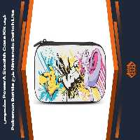 کیف PowerA Stealth Case Kit مخصوص Nintendo Switch Lite – طرح Pokemon Battle