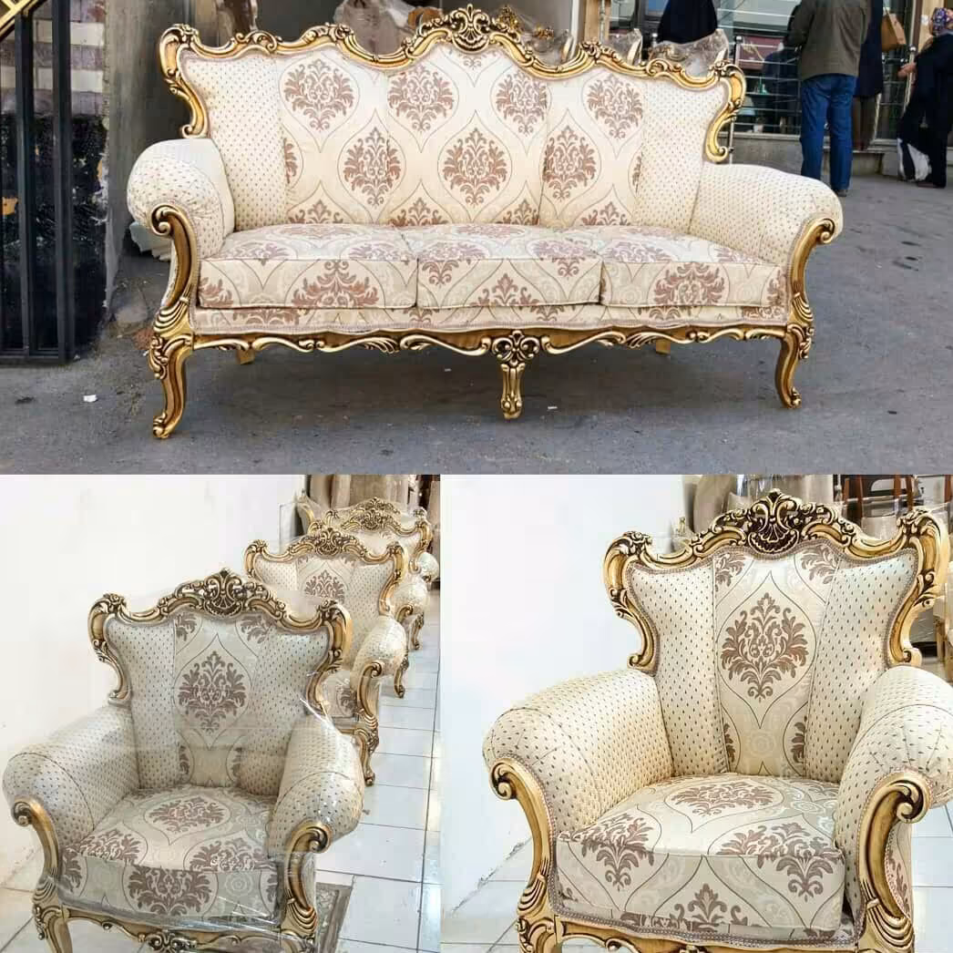 مبل سلطنتی مینیمال هفت نفره  ارسال کشوری پس کرایه