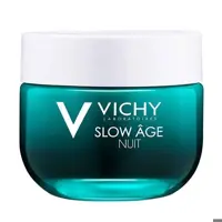 کرم و ماسک شب ویشی VICHY مدل SLOW AGE حجم 50 میل | ضد چروک، جوانساز، اکسیژن رسان