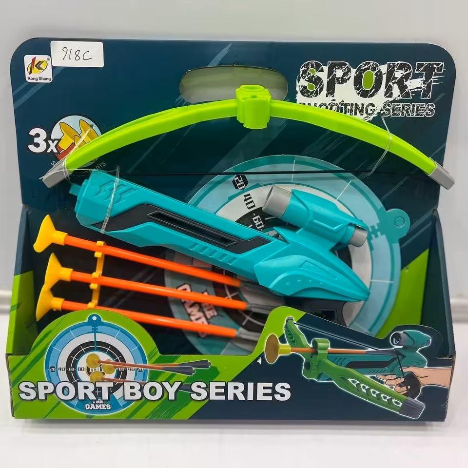 اسباب بازی تفنگ کماندار با تیر ژله ای به همراه سیبل