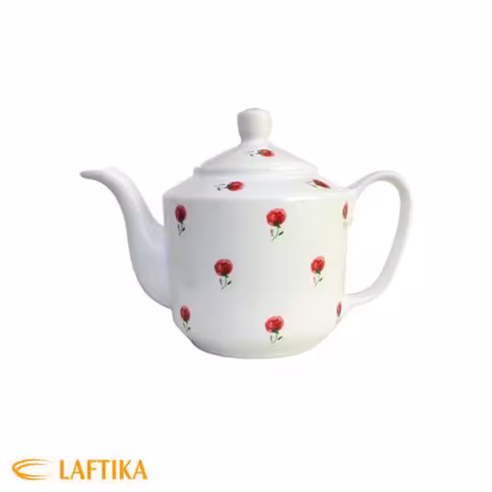 چینی زرین قوری ایتالیا 6 طرح پینک رز مینیاتور