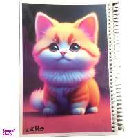 دفتر نقاشی 50 برگ آلا سایز A4 طرح Cute cat کد 89