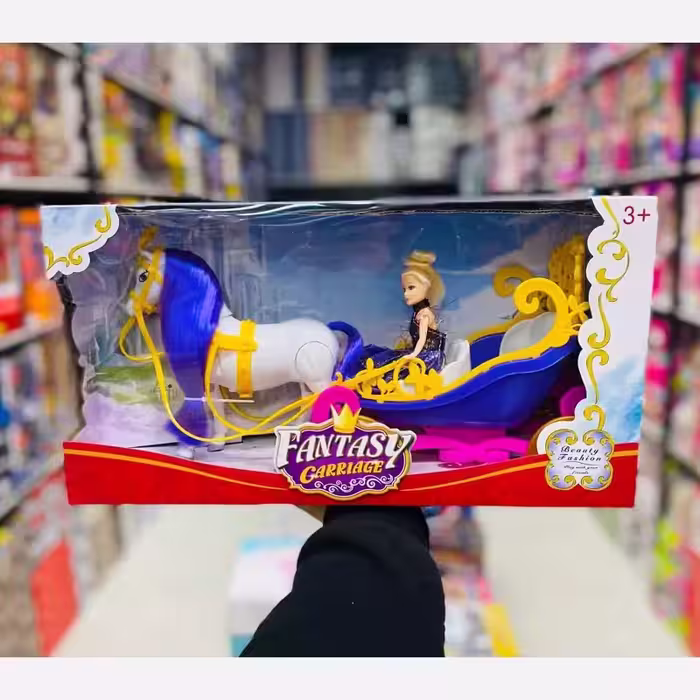اسب وکالسکه فانتزی باربی
