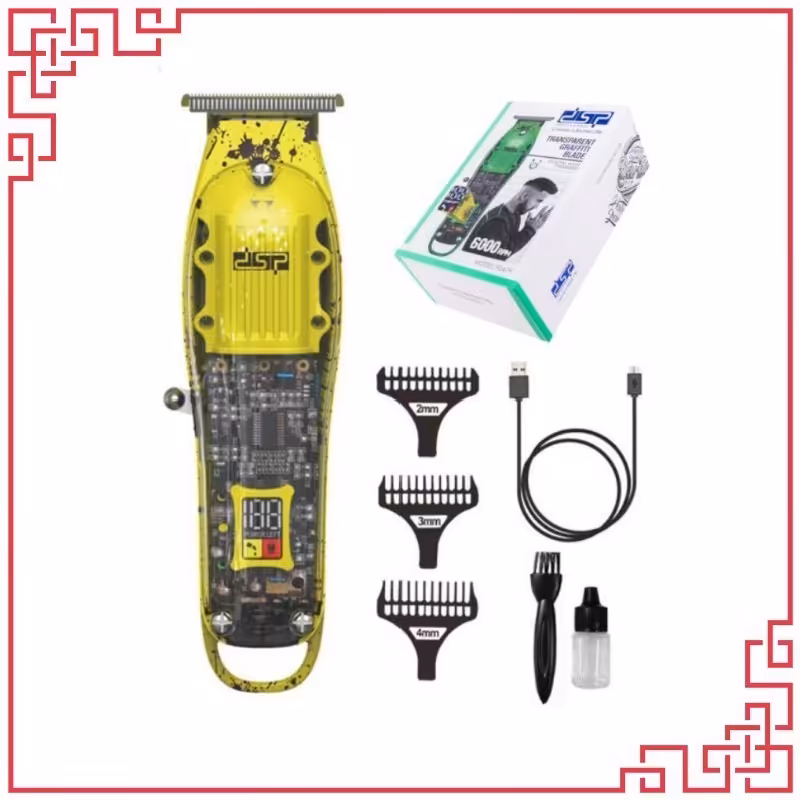 ماشین اصلاح خط زن و صفرزن فانتزی  دی اس پی مدل 90479 مناسب اصلاح سر و صورت و بدن