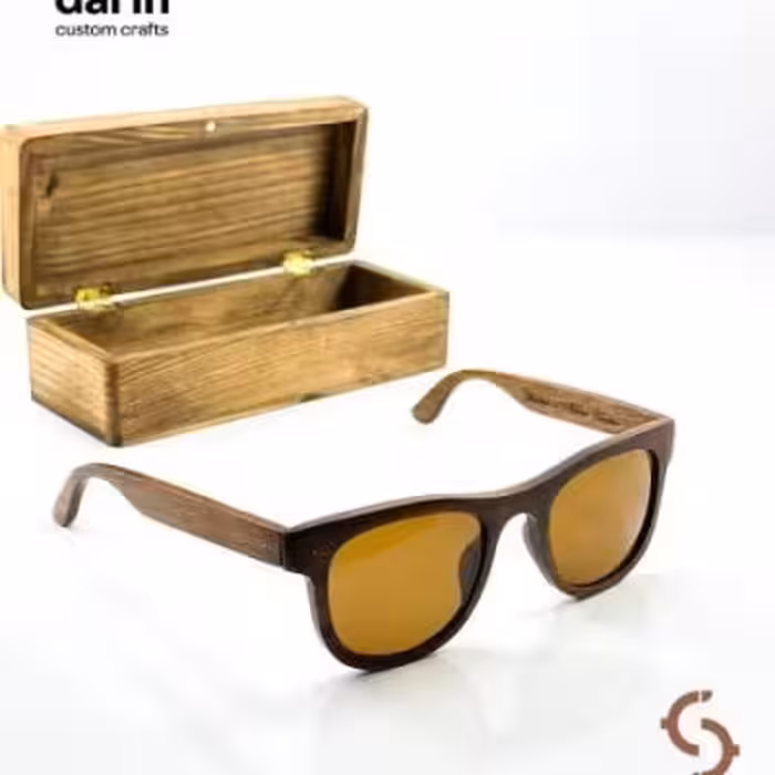 عینک چوب گردو ماژان برند دارین 009 – DARIN MAZHAN