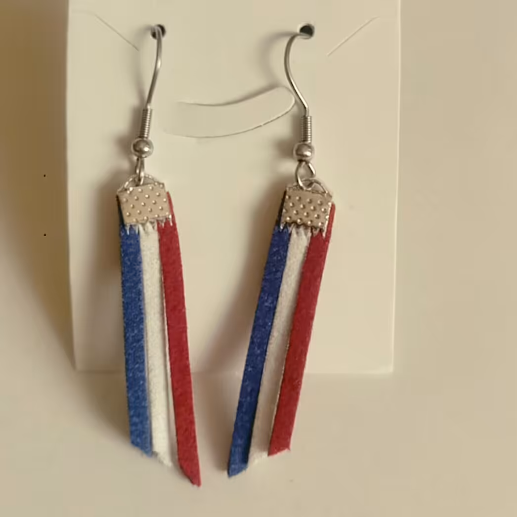 گوشواره طرح پرچم فرانسه