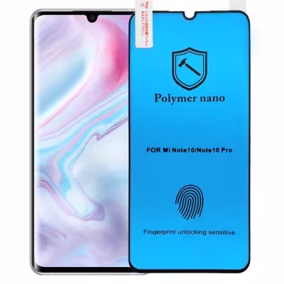 محافظ صفحه نمایش نانو فول چسب با پوشش دهی کامل گوشی شیائومی می نوت 10 / سی سی 9 پرو