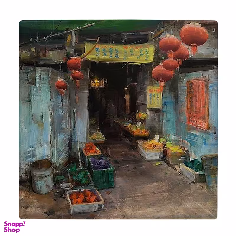 زیر لیوانی طرح نقاشی میوه فروشی چینی کد 5989801_4911