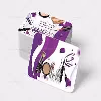 طرح کارت ویزیت لوازم آرایشی | گرافیک با طعم تربچه