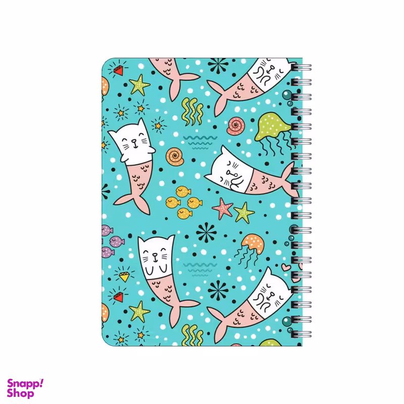 دفترچه یادداشت بامبیلیپ مدل چوبی طرح گربه پری دریایی کد 3761820