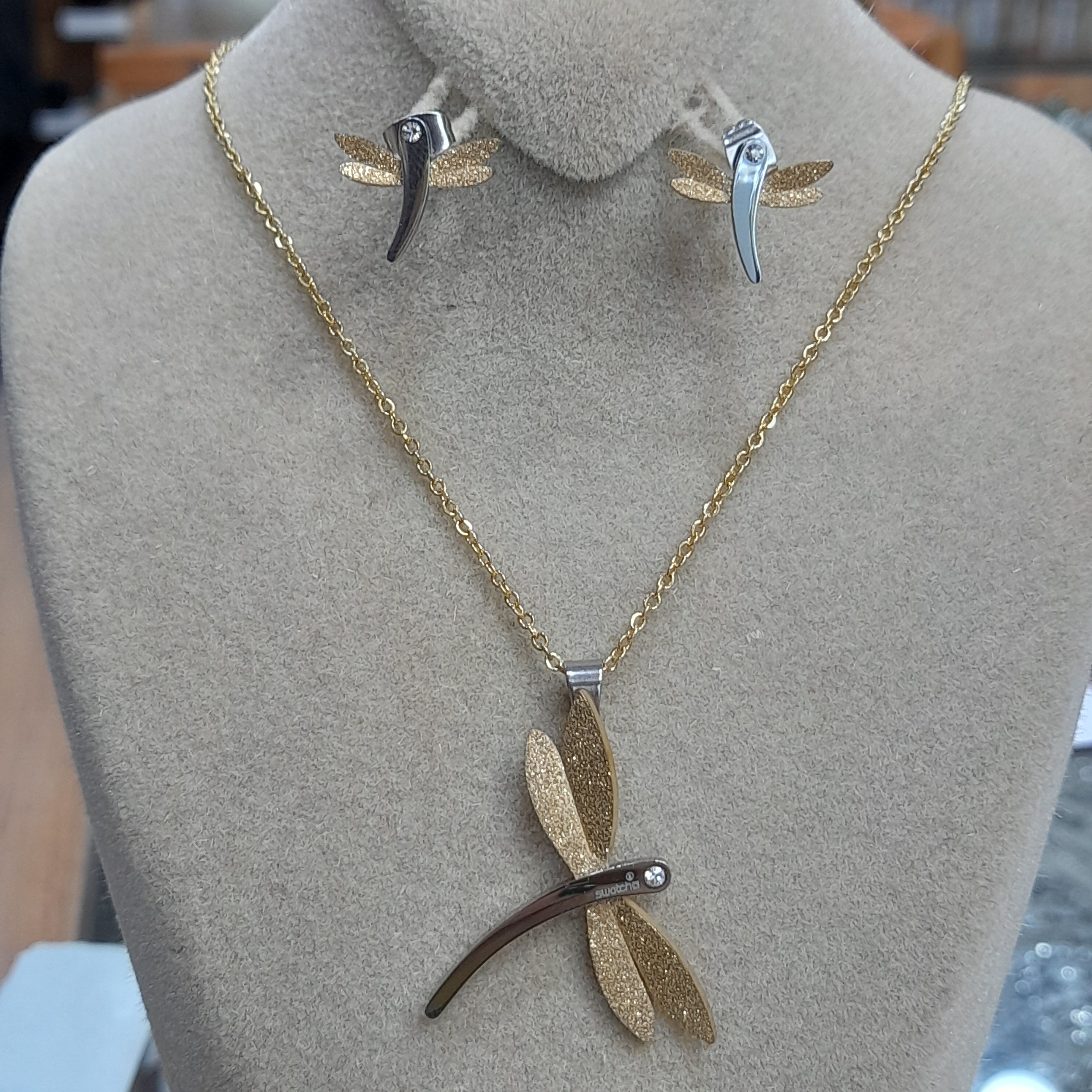 نیم ست استیل، رنگ ثابت ، فری سایز