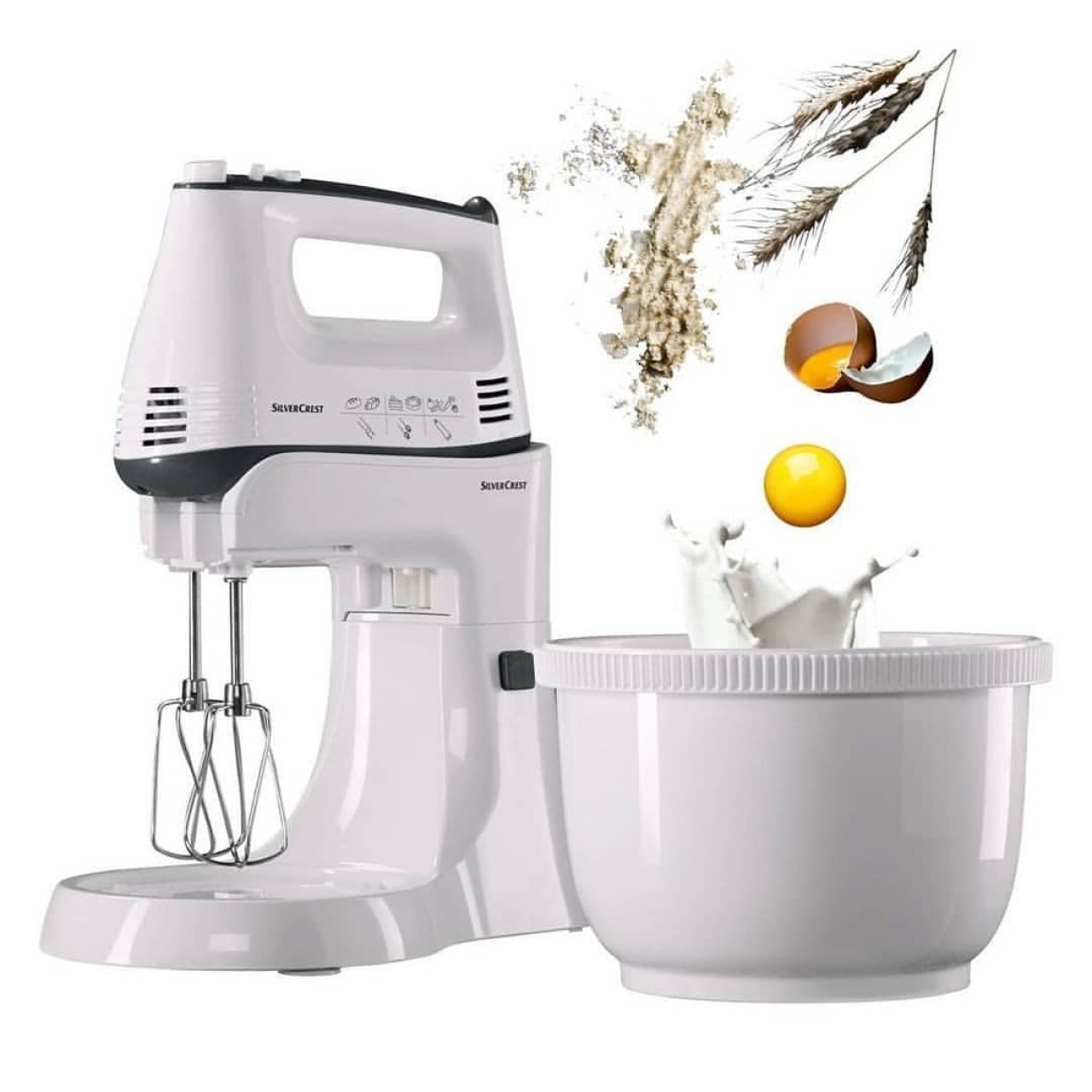 همزن کاسه دار و گوشت کوب برقی سیلورکرست SHMS300B1
