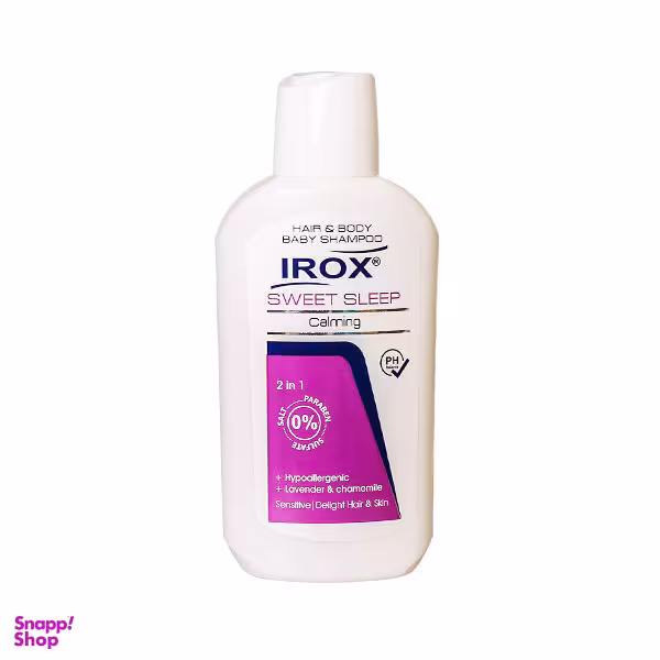 شامپو مو سر و بدن کودک آیروکس (irox)مدل Sweet Sleep حجم 200 میلی لیتر