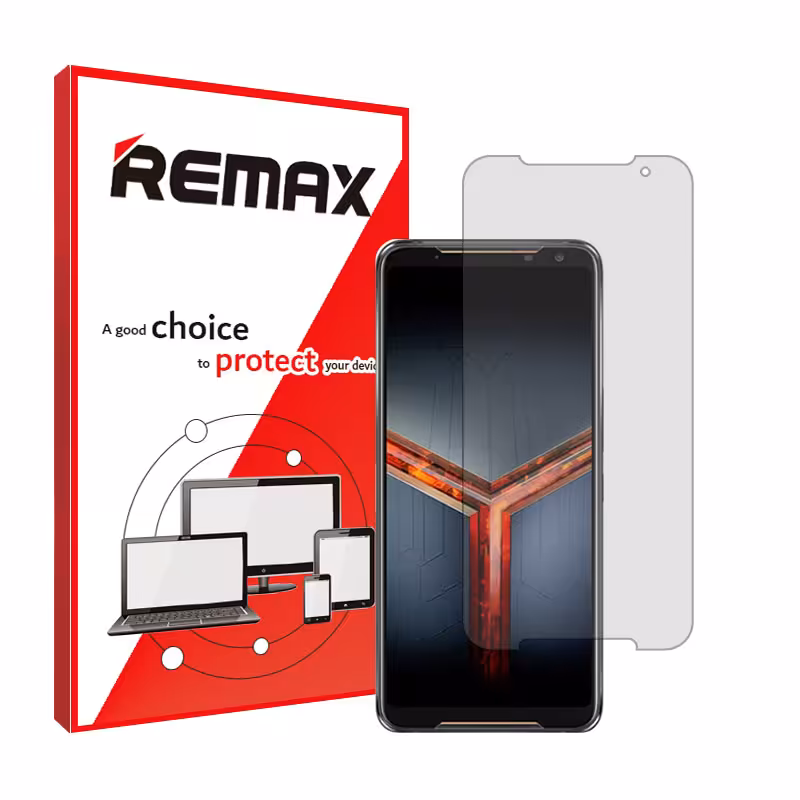 گلس ایسوس Rog Phone 2 مدل شفاف برند ریمکس کد S