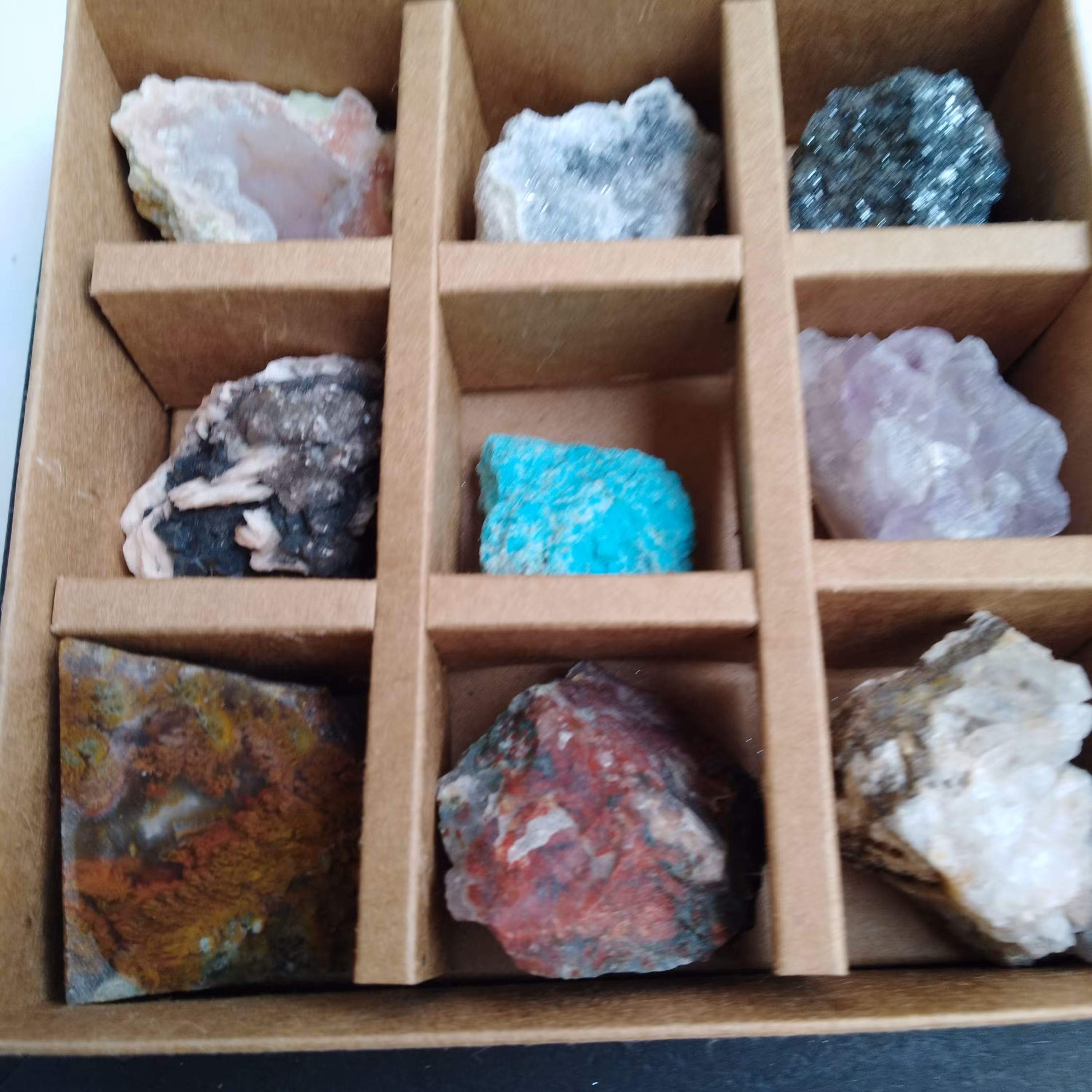 مجموعه  9 تایی سنگ  راف مدل کلکسیونی  kh059