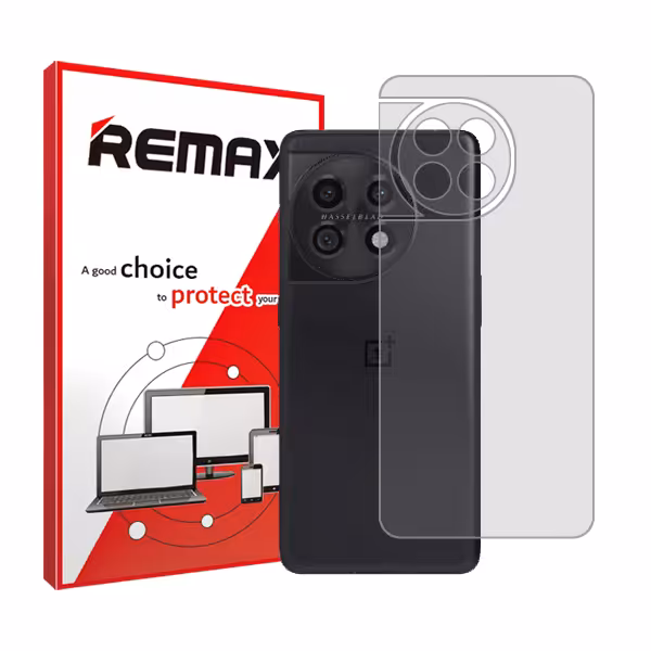 گلس پشت گوشی وان پلاس 11 مدل شفاف برند ریمکس کد S