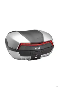 کیف موتورسیکلت خاکستری کیسه عقب موتور سیکلت V58N روشن 58LT Givi