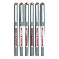 خرید روان نویس یونی بال قرمز چشمی اصلی Eye کد UB-157 بسته 6 عددی