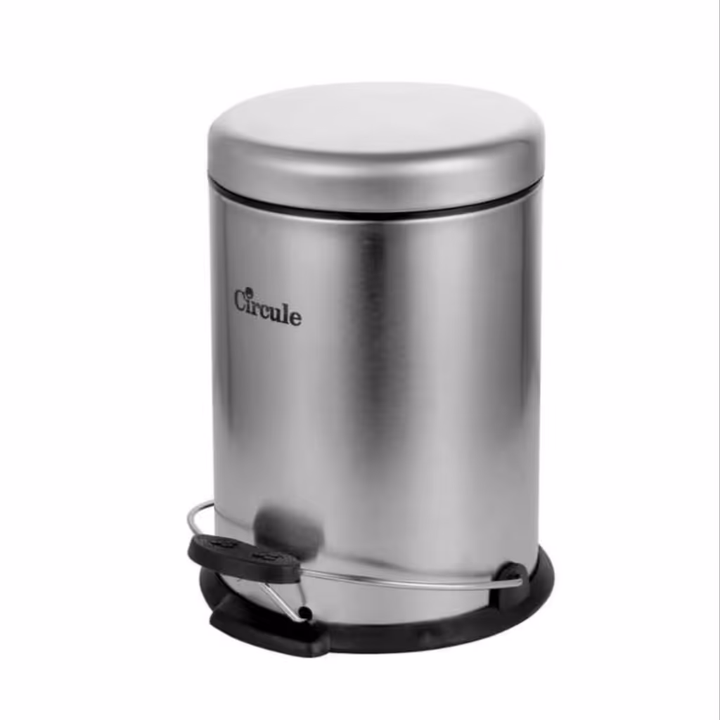 سطل 5 لیتری تمام استیل جک دار آرام بند