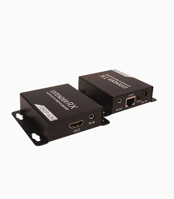 اکستندر HDMI کی نت مدل K-EXHD0060 تا 60 متر با کابل شبکه