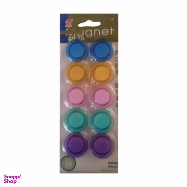 مگنت مدل رنگی کد 10 بسته 10 عددی