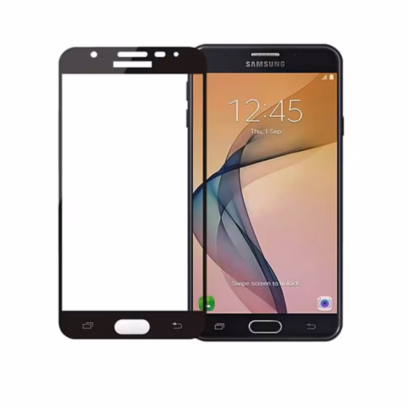 گلس تمام صفحه ضد ضربه مشکی گوشی سامسونگ J5 prime