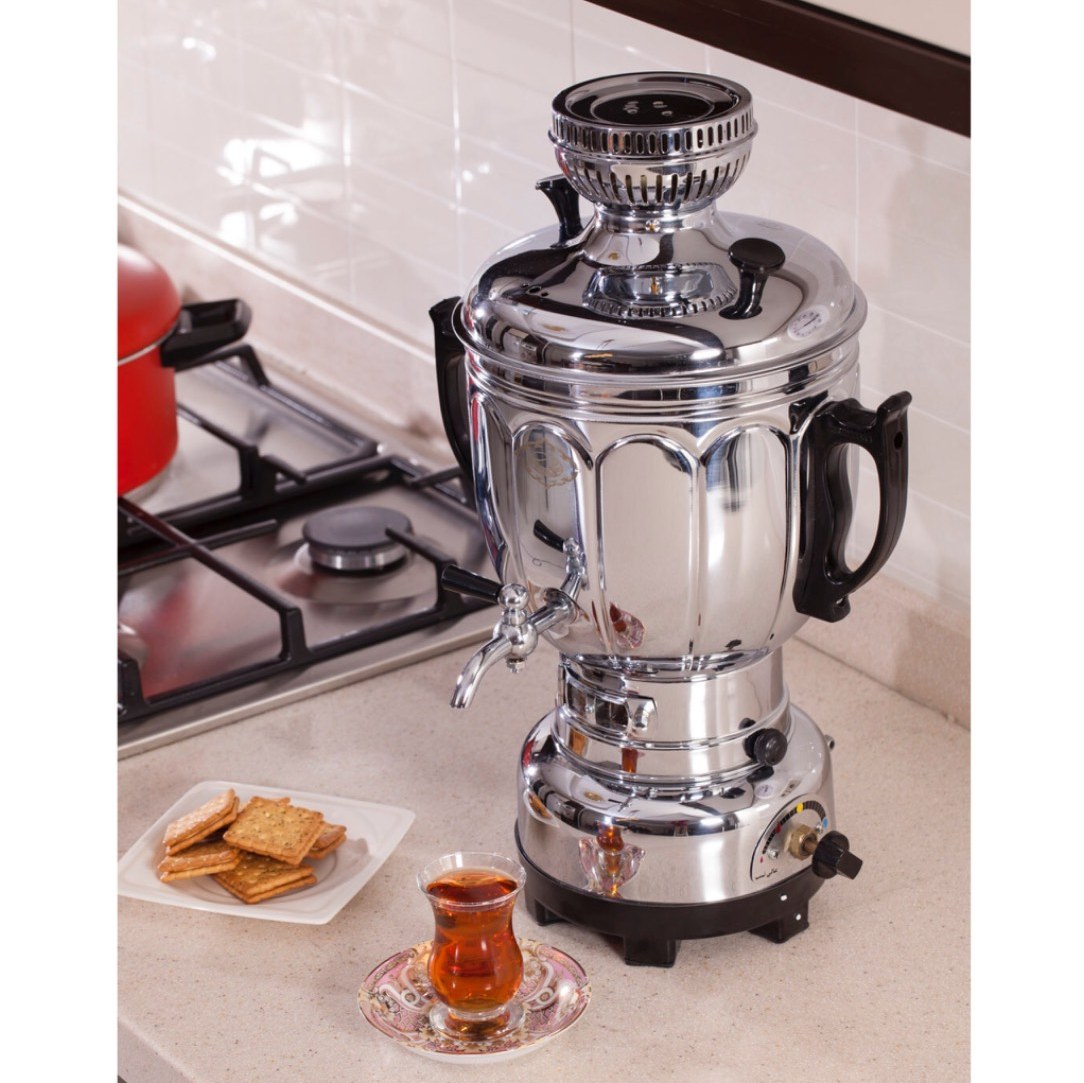 سماور گاز سوز (گازی) پگاه -4 لیتری - عالی نسب (Pegah)