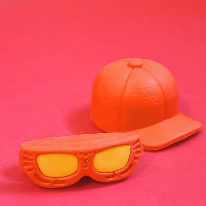 پاکن فانتزی طرح کلاه وعینک 