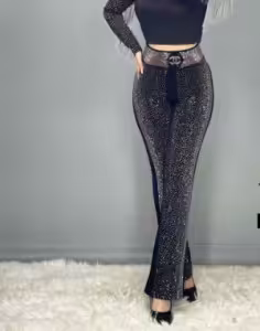 شلوار نگینی راسته