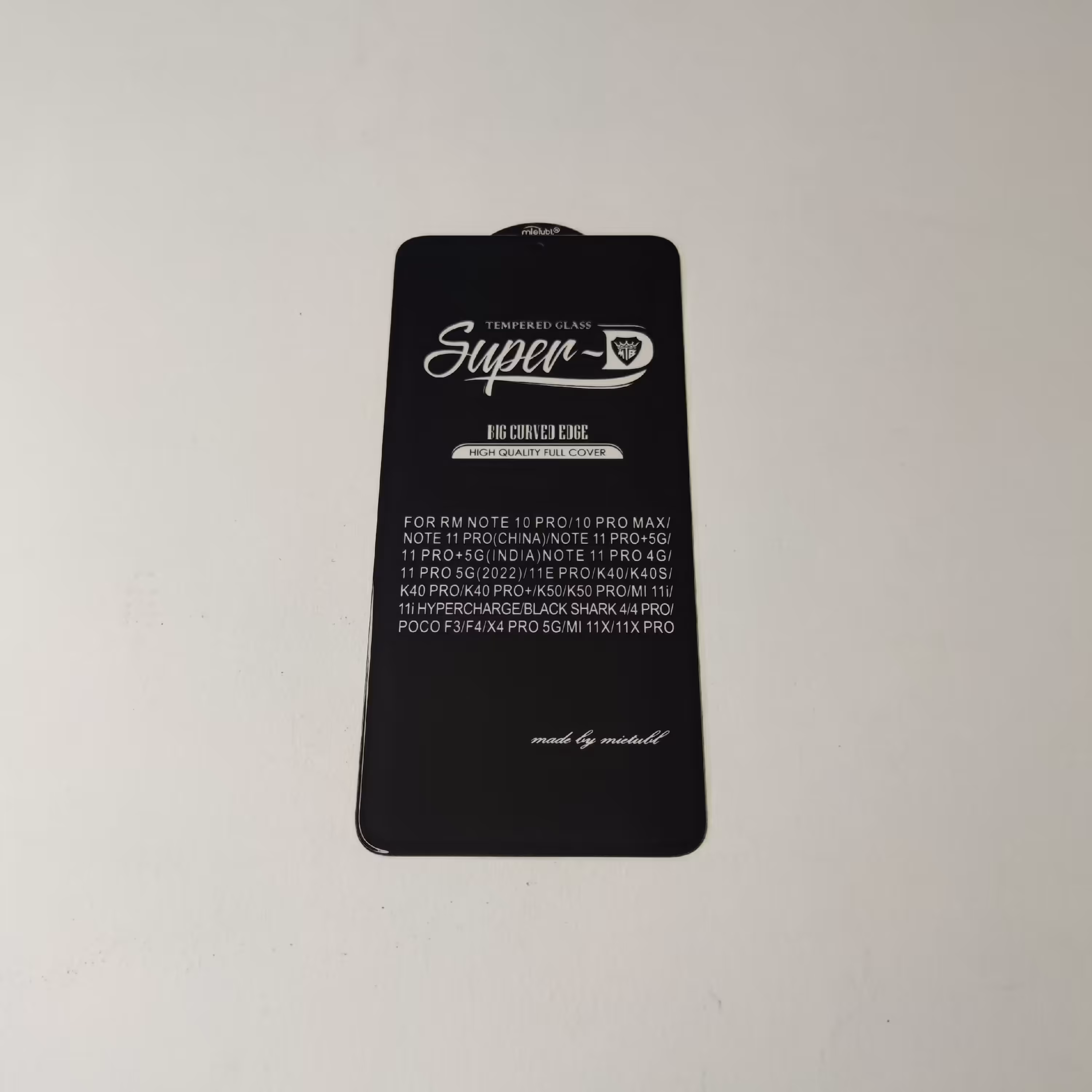 محافظ صفحه نمایش شیشه ای شفاف مدل Super D برند میتوبل مناسب برای گوشی موبایل
note 10 s