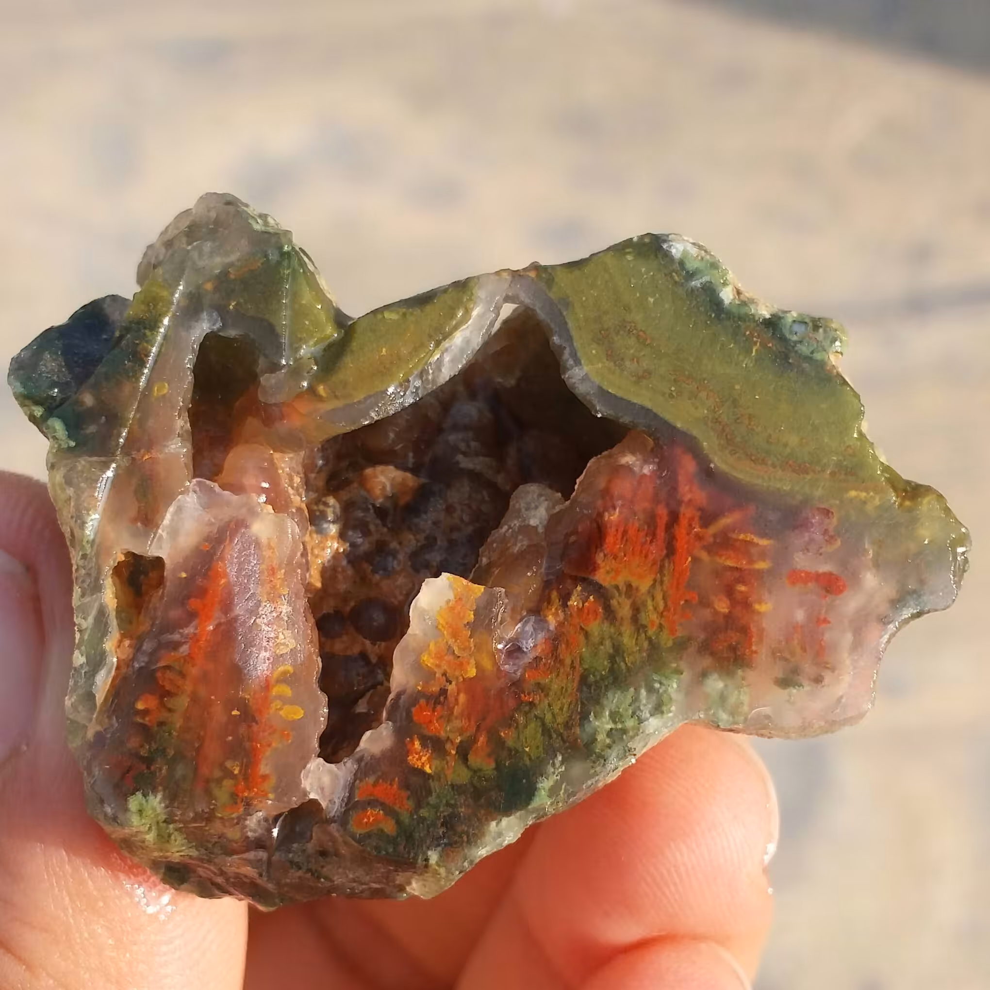 اسلایس سنگ راف کلکسیونی عقیق شجر منظره 7رنگ بسیار دیدنی شاهکار خلقت کاملا طبیعی
محشر
 کد 8822