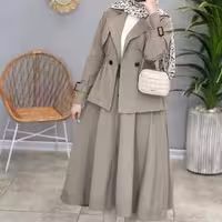 کت و دامن لنین نچرال نجلا