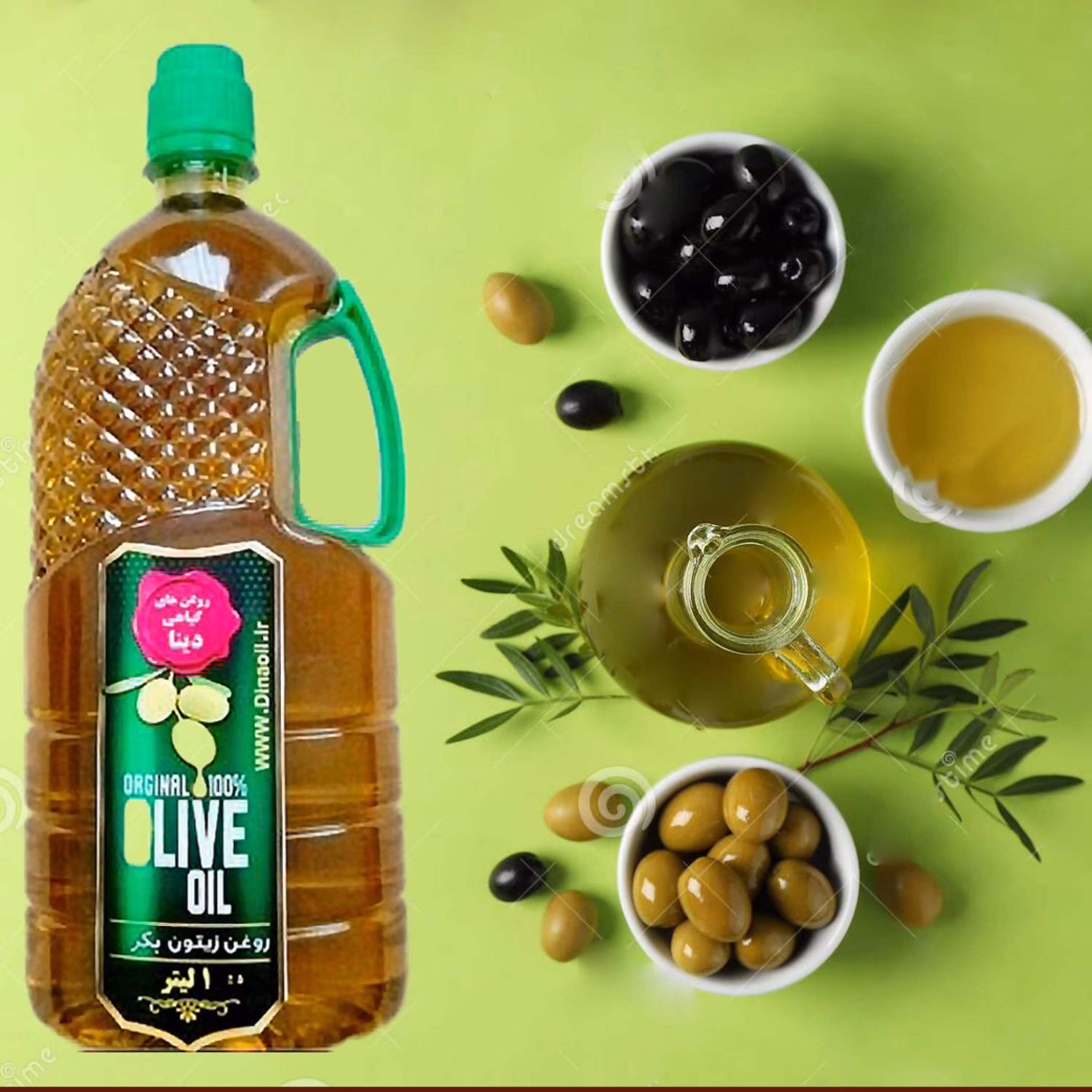 روغن زیتون بکر بابو یک لیتر