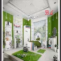سرویس خواب نوجوان و جوان کد 59 شامل تخت /پاتختی /میز تحریر/کتابخانه/اینه دراور/کمد
