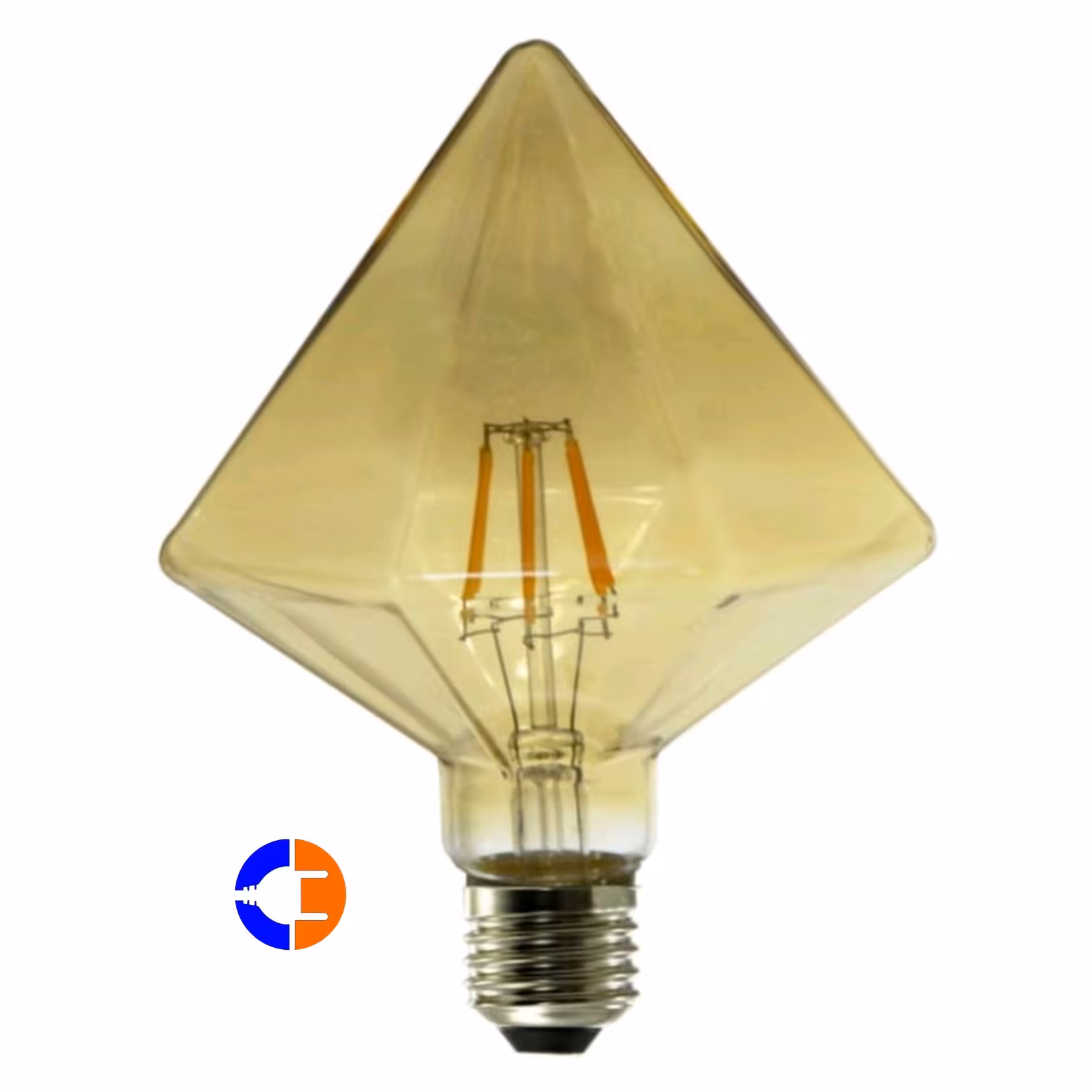 لامپ فیلامنتی 6 وات طرح الماس پایه E27