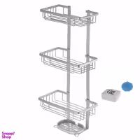 باکس حمام آلومینیوم 3 طبقه مدل AMA به همراه شمع