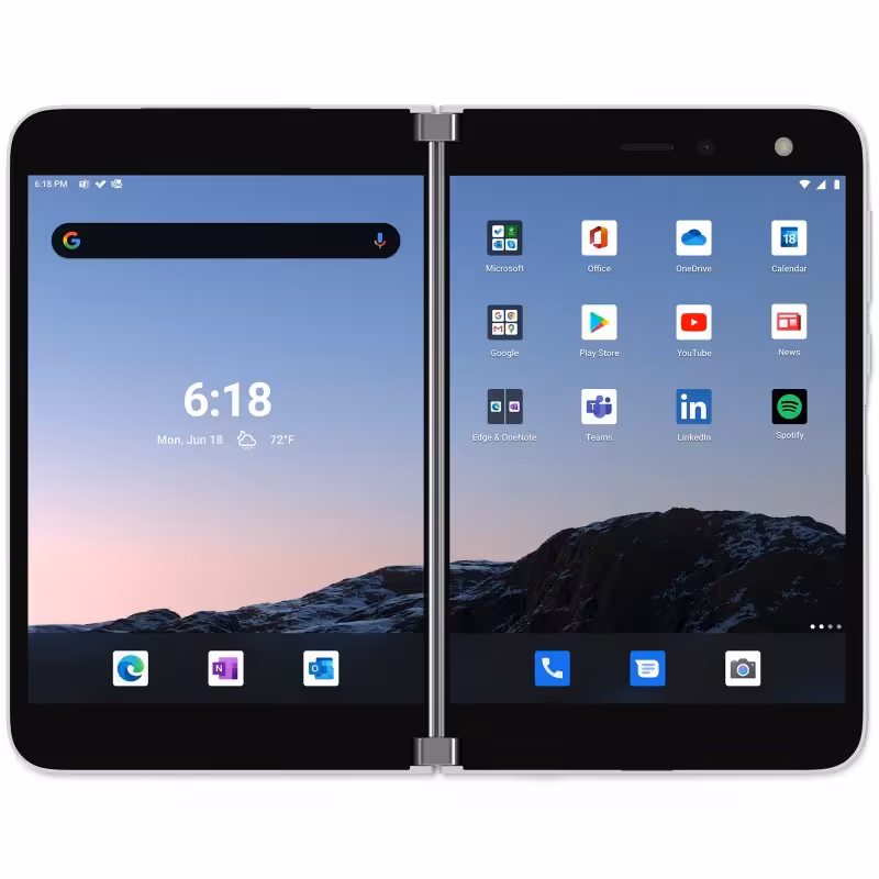 تبلت فون مایکروسافت Surface Dou تک سیم کارت ظرفیت 128 گیگابایت و رم 6 گیگابایت